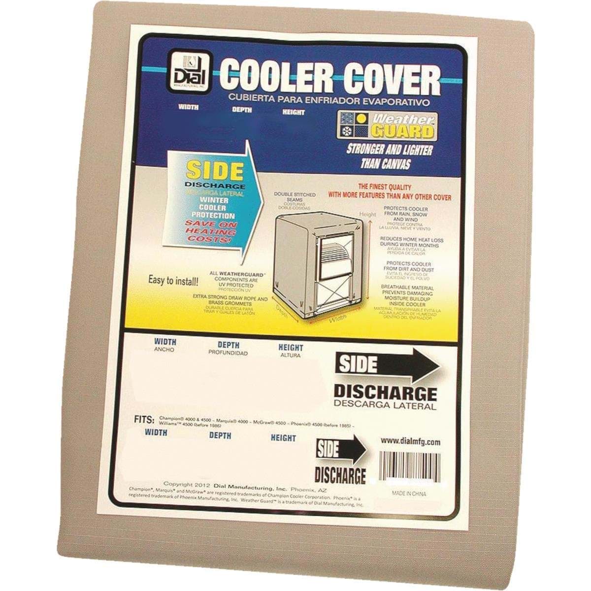 Picture of Dial Evaporative Cooler Cover - 34" x 34" x 40"