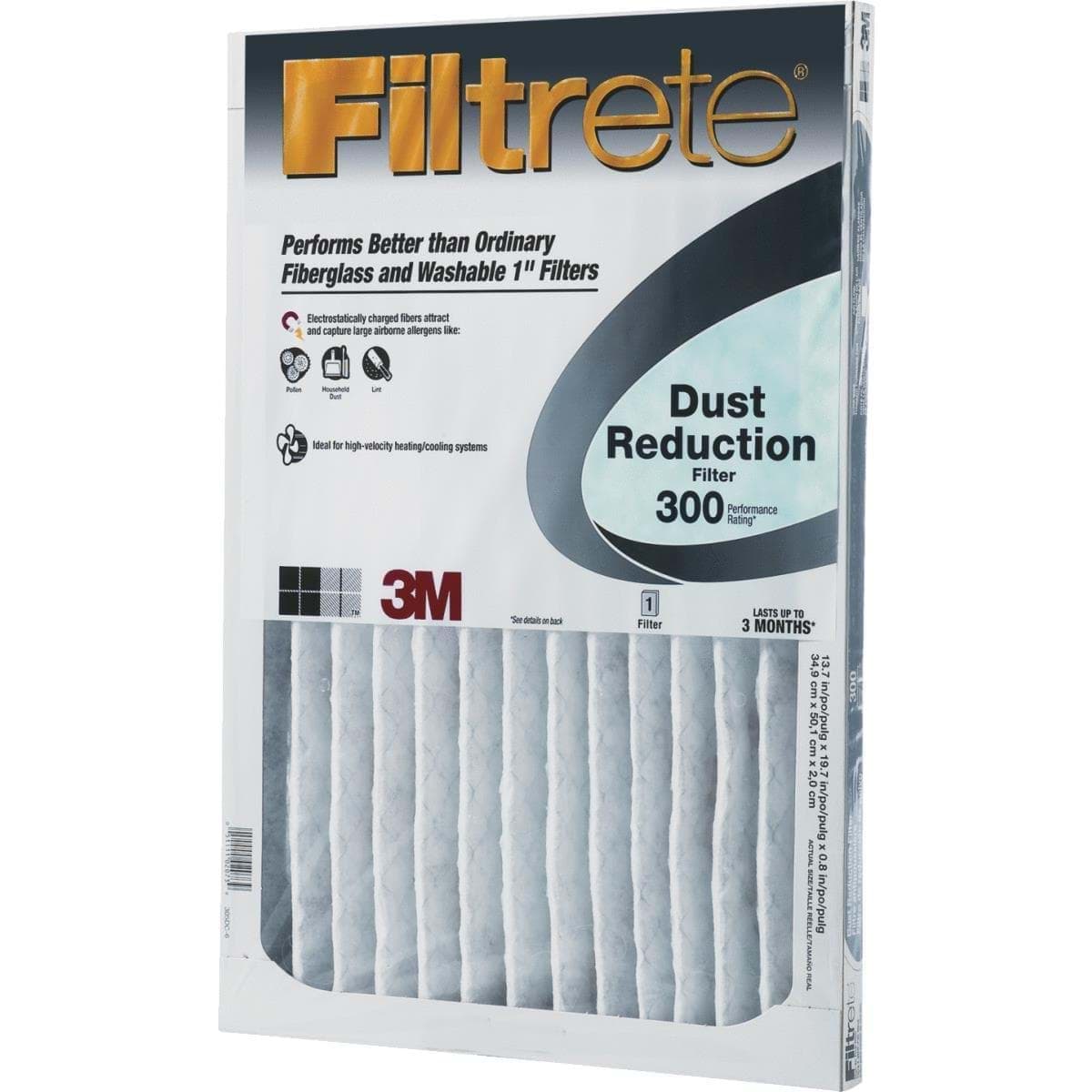 Picture of 3M Filtrete Dust Reduction Air Conditioner & Furnace Filter - 20"x25"x1"