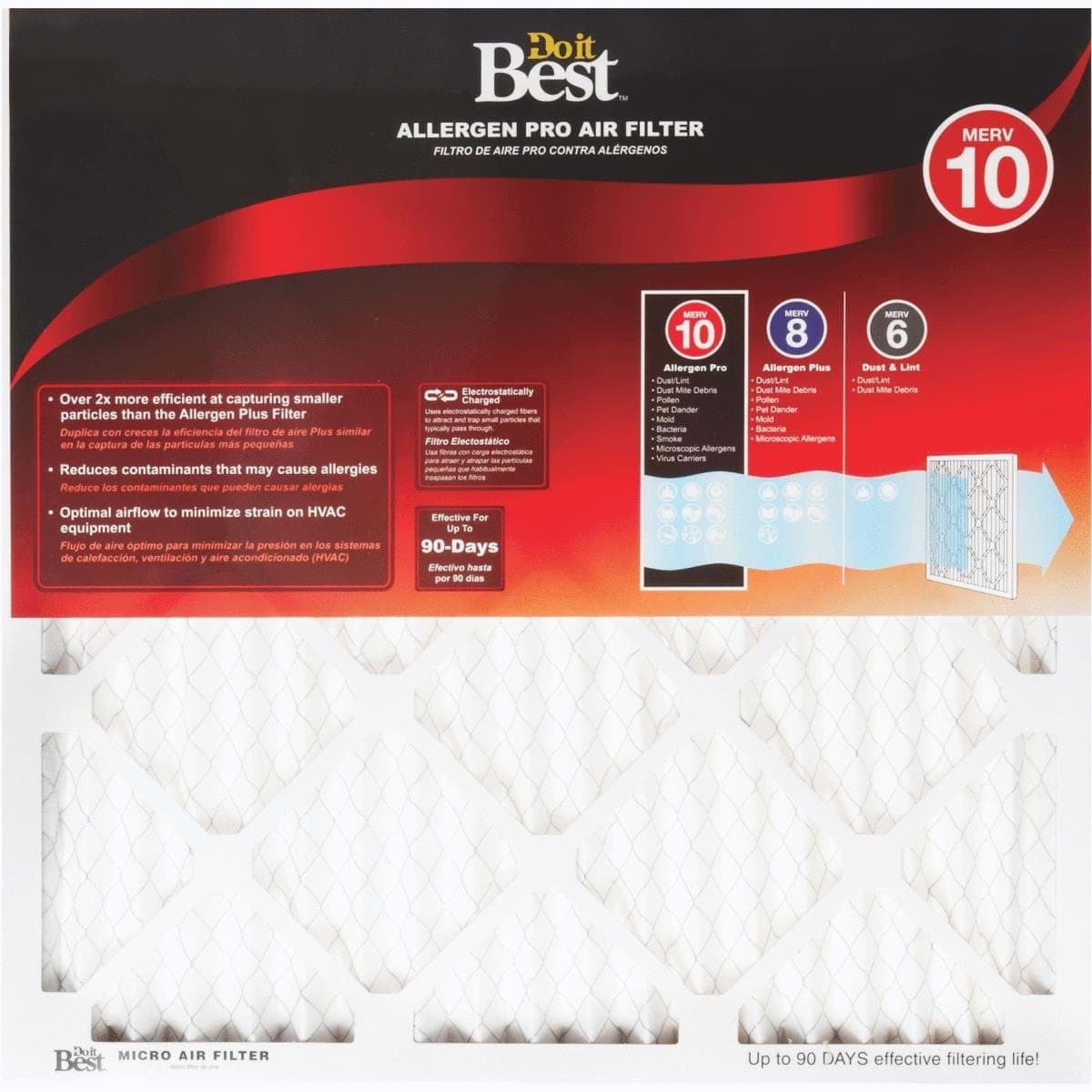 Picture of Do it Best Allergen Pro Air Conditioner & Furnace Filter - 20"x30x"1"