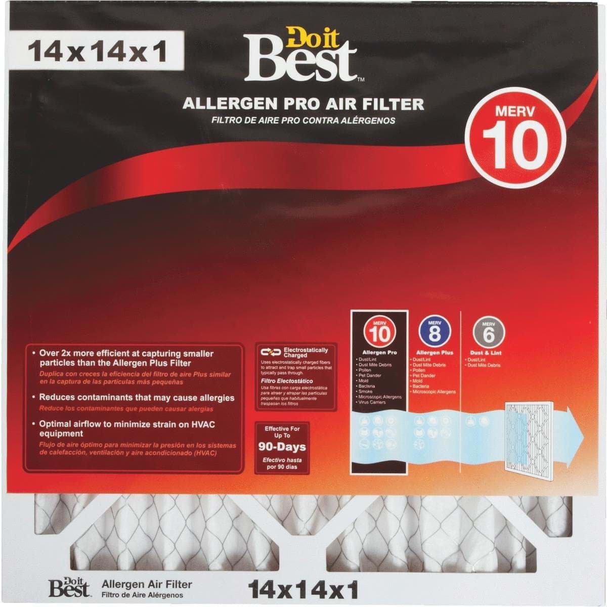 Picture of Do it Best Allergen Pro Air Conditioner & Furnace Filter - 14"x14"x1"