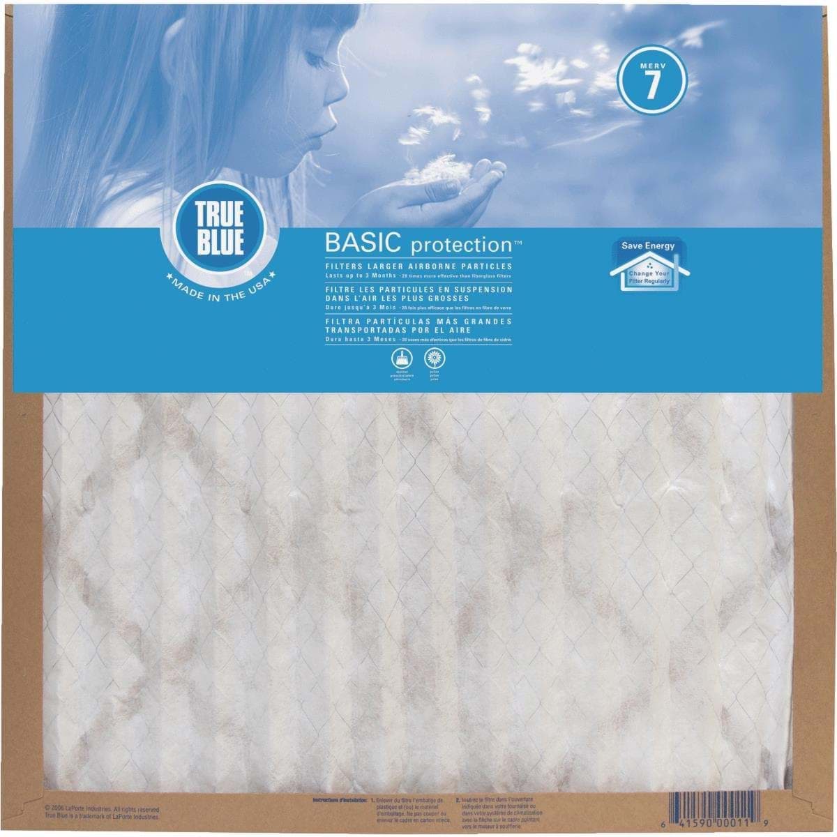 Picture of True Blue Basic Protection Air Conditioner & Furnace Filter - 20"x25"x1"