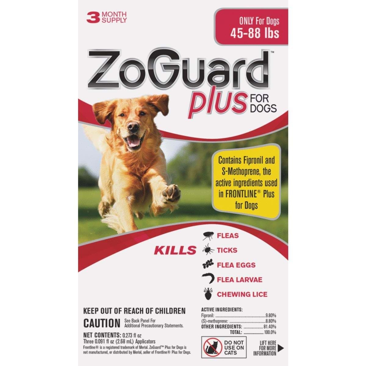 Picture of ZoGuard Plus For Dogs Flea & Tick Treatment