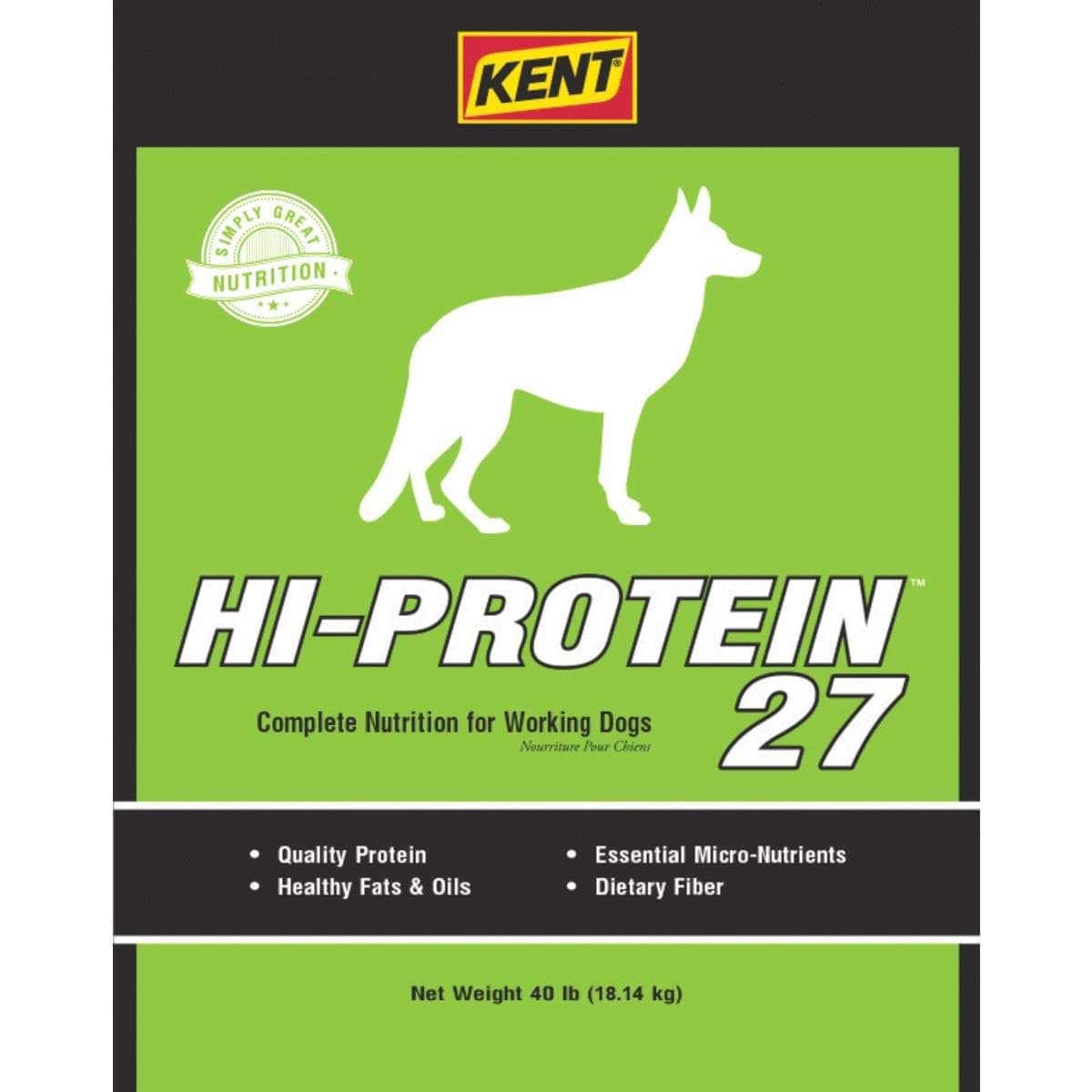 Picture of Kent 27% Hi-Protein Dog Food - 40 lb