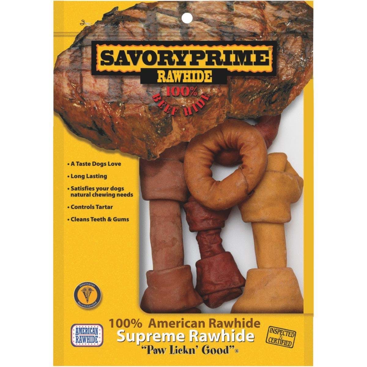 Picture of Savory Prime Dog Knotted Rawhide Bone