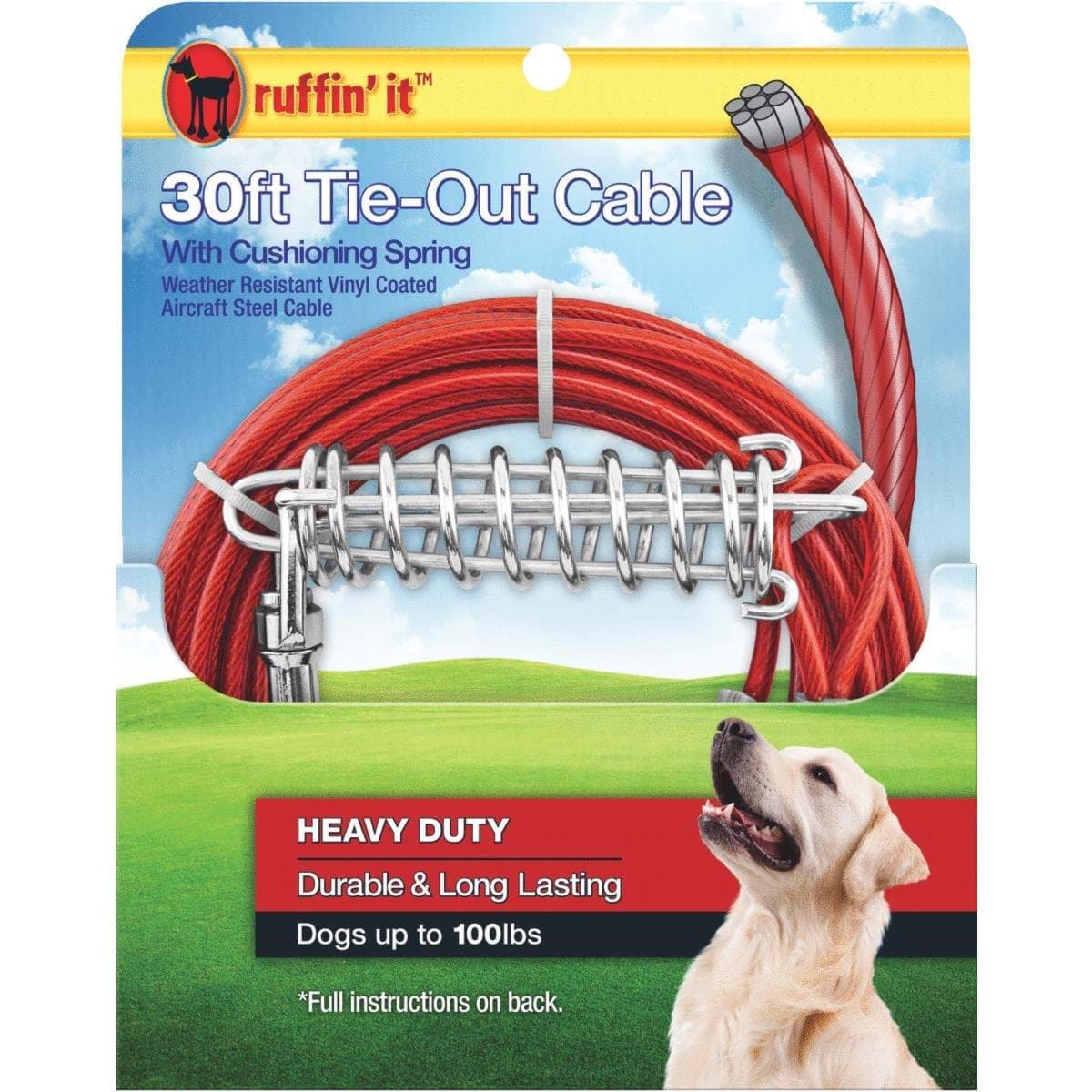 Picture of Westminster Pet Ruffin' it Dog Tie-Out Cable