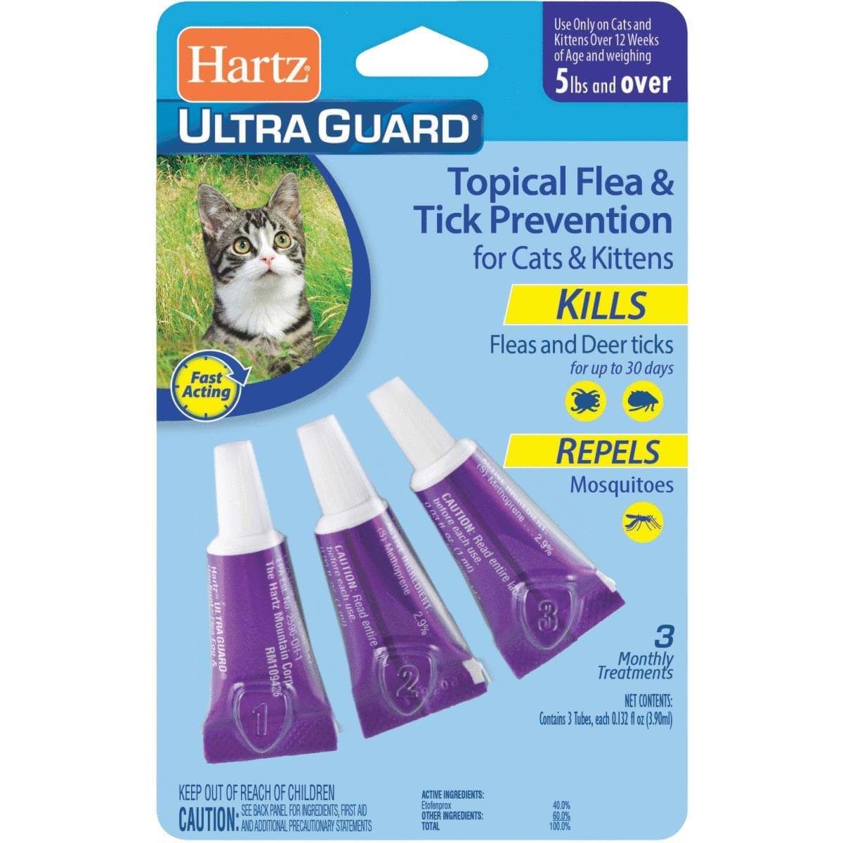 Picture of Hartz UltraGuard Flea & Tick Treatment For Cats & Kittens
