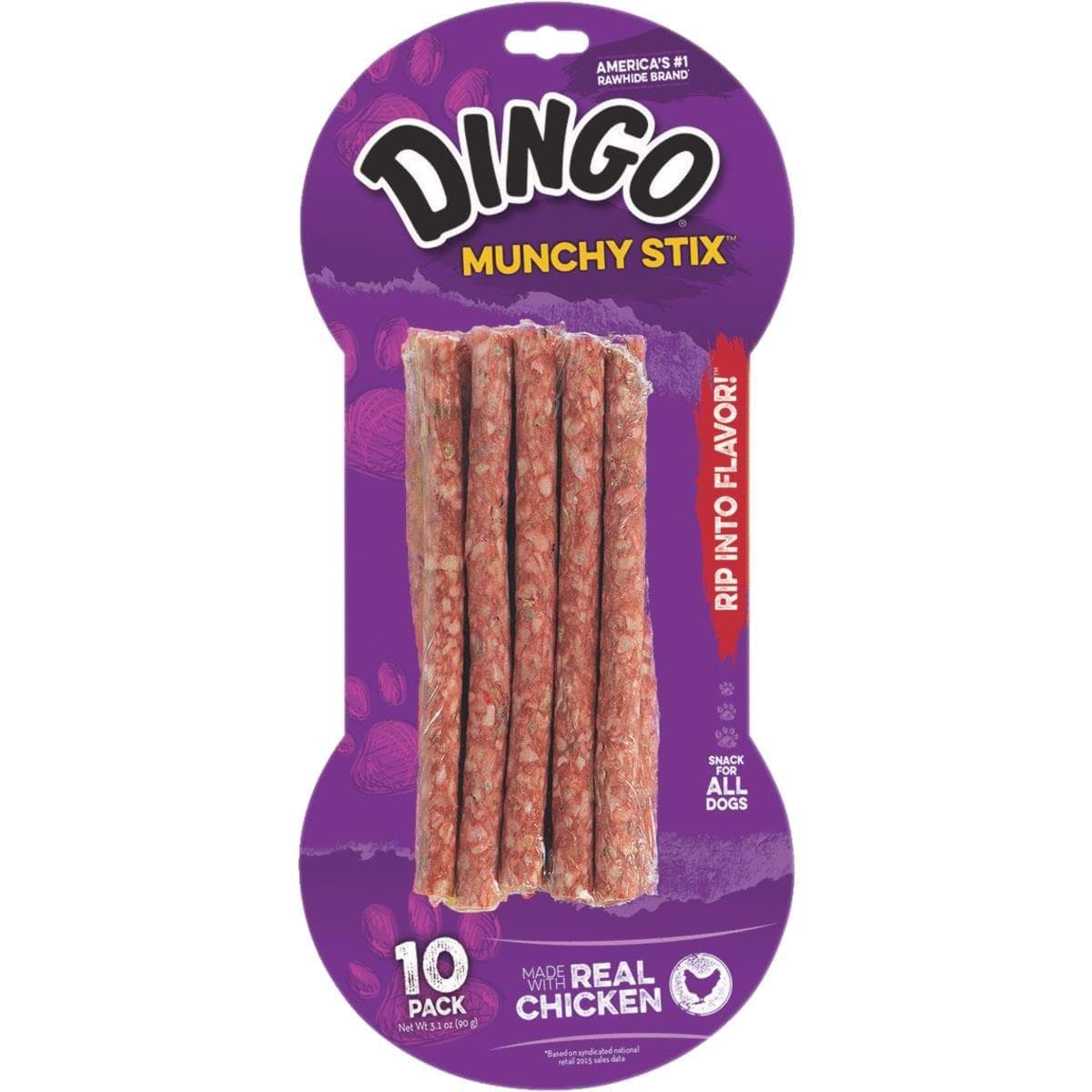 Picture of Dingo Chicken And Munchy Rawhide Chew Sticks