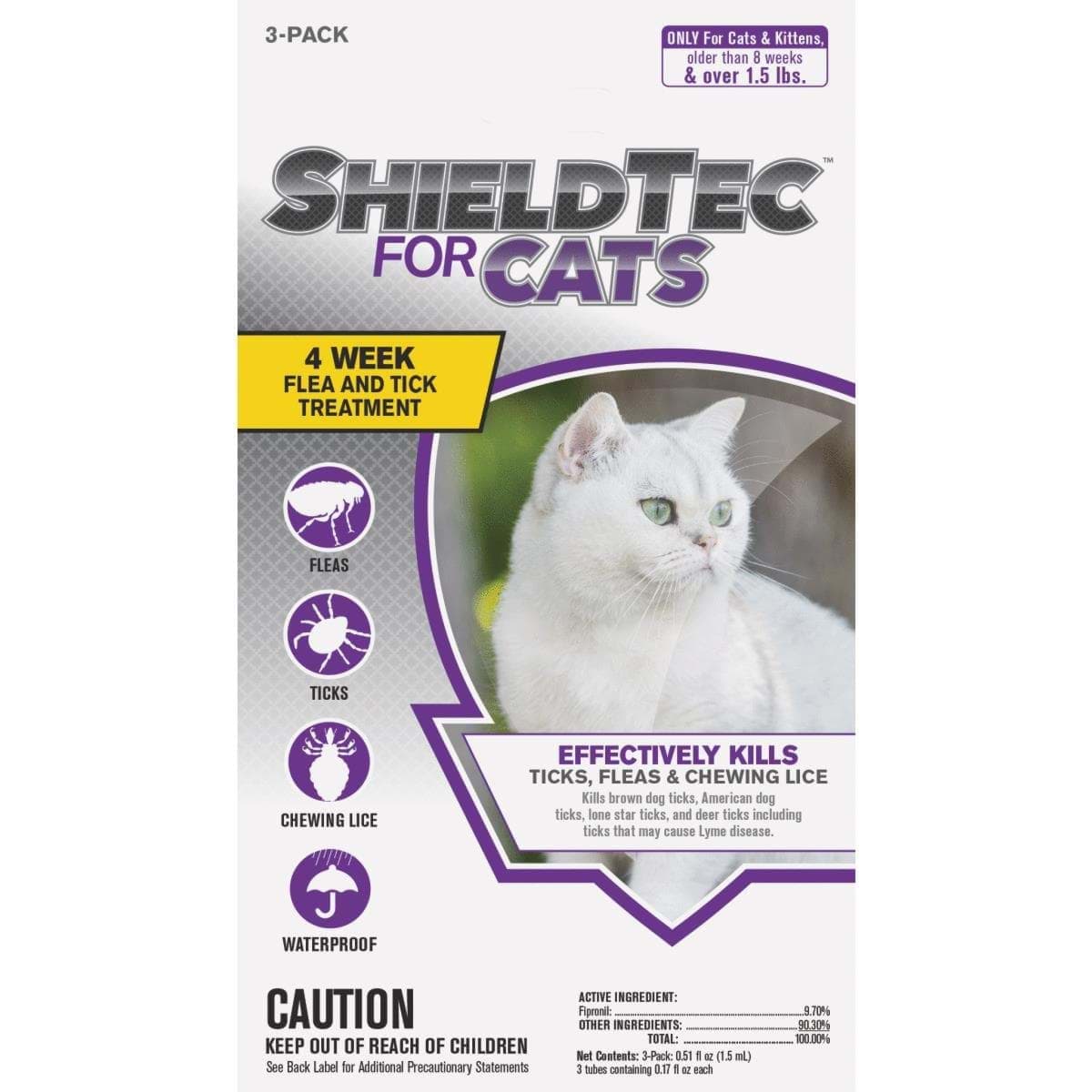 Picture of ShieldTec Flea & Tick Treatment For Cats