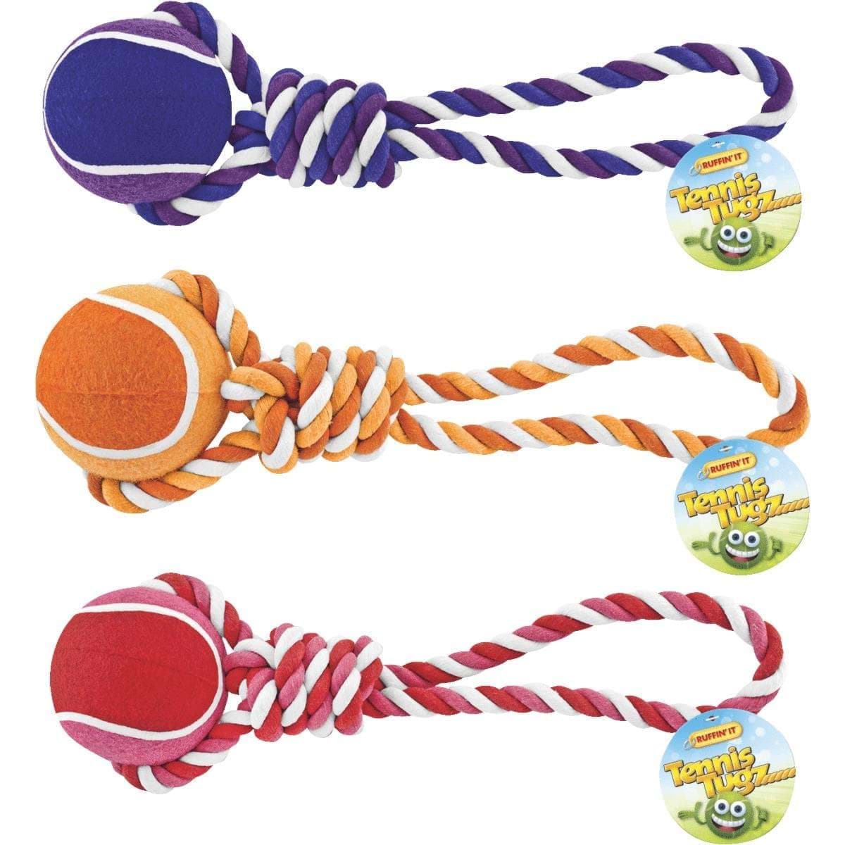 Picture of Westminster Pet Ruffin' it Giant Tennis Ball Tug Dog Toy
