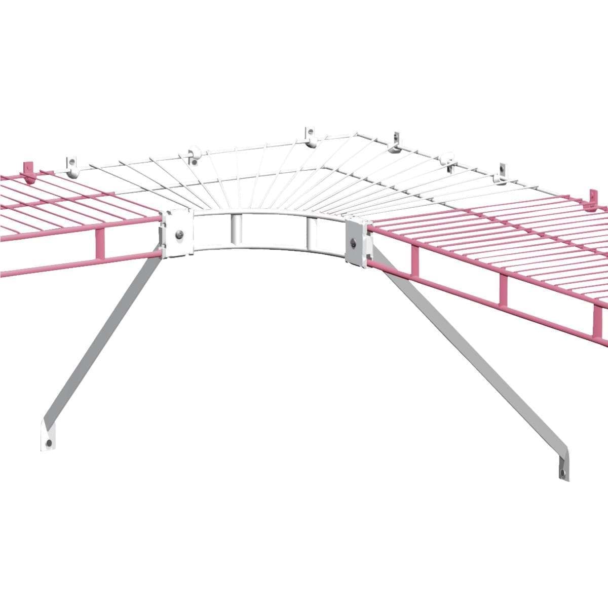 Picture of ClosetMaid Shelf & Rod Wire Closet Corner Shelf Kit
