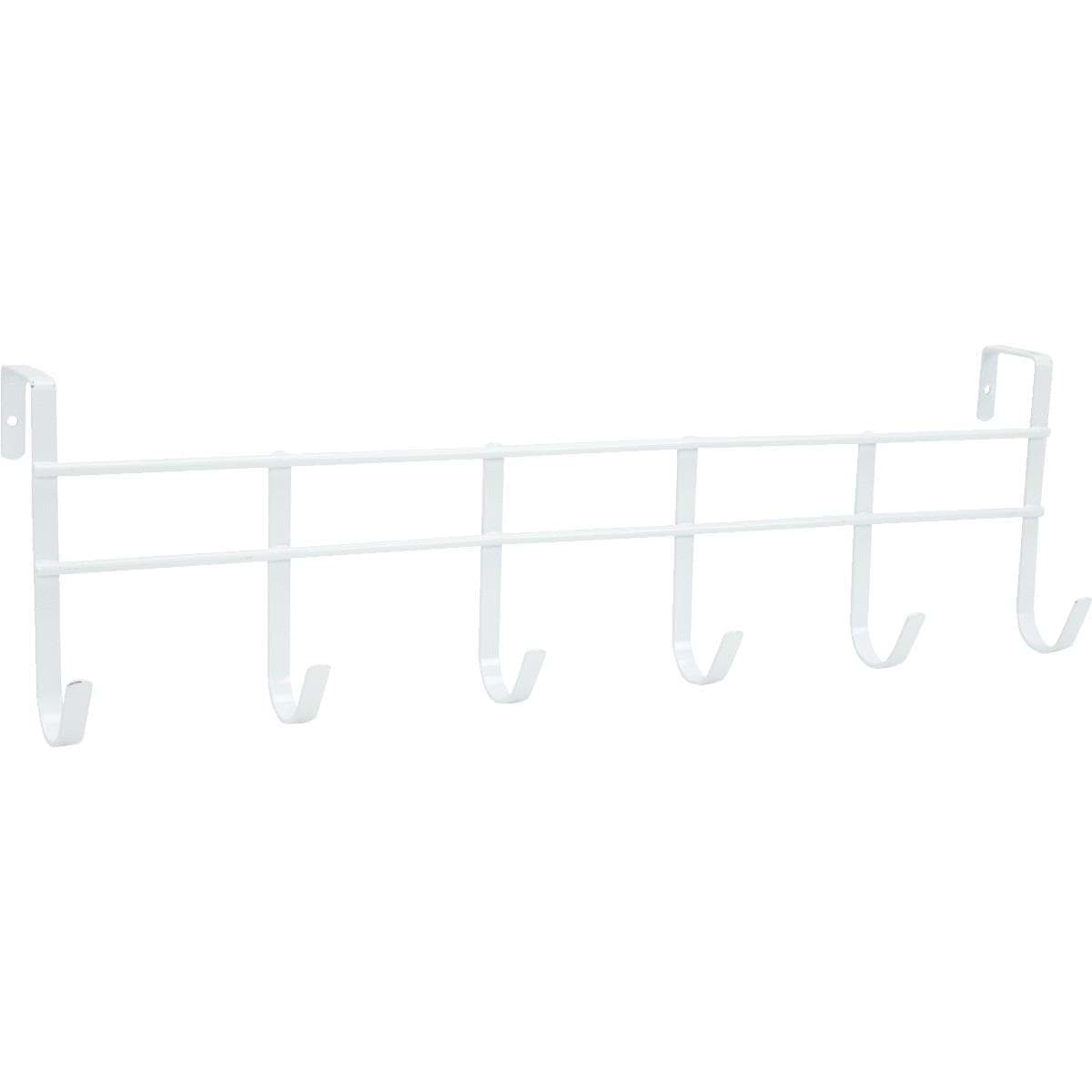 Picture of Spectrum 6 Large Hooks Over-The-Door Hook Rail