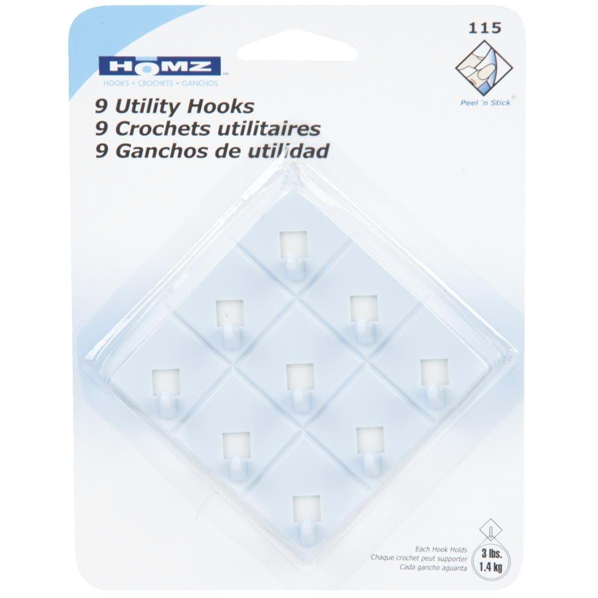 Picture of Utility Adhesive Hook With Peel 'n Stick Tape