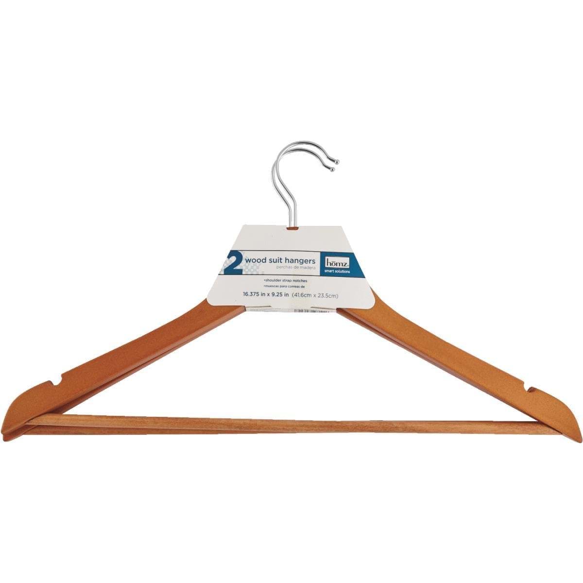 Picture of Homz Wood Suit Clothes Hanger