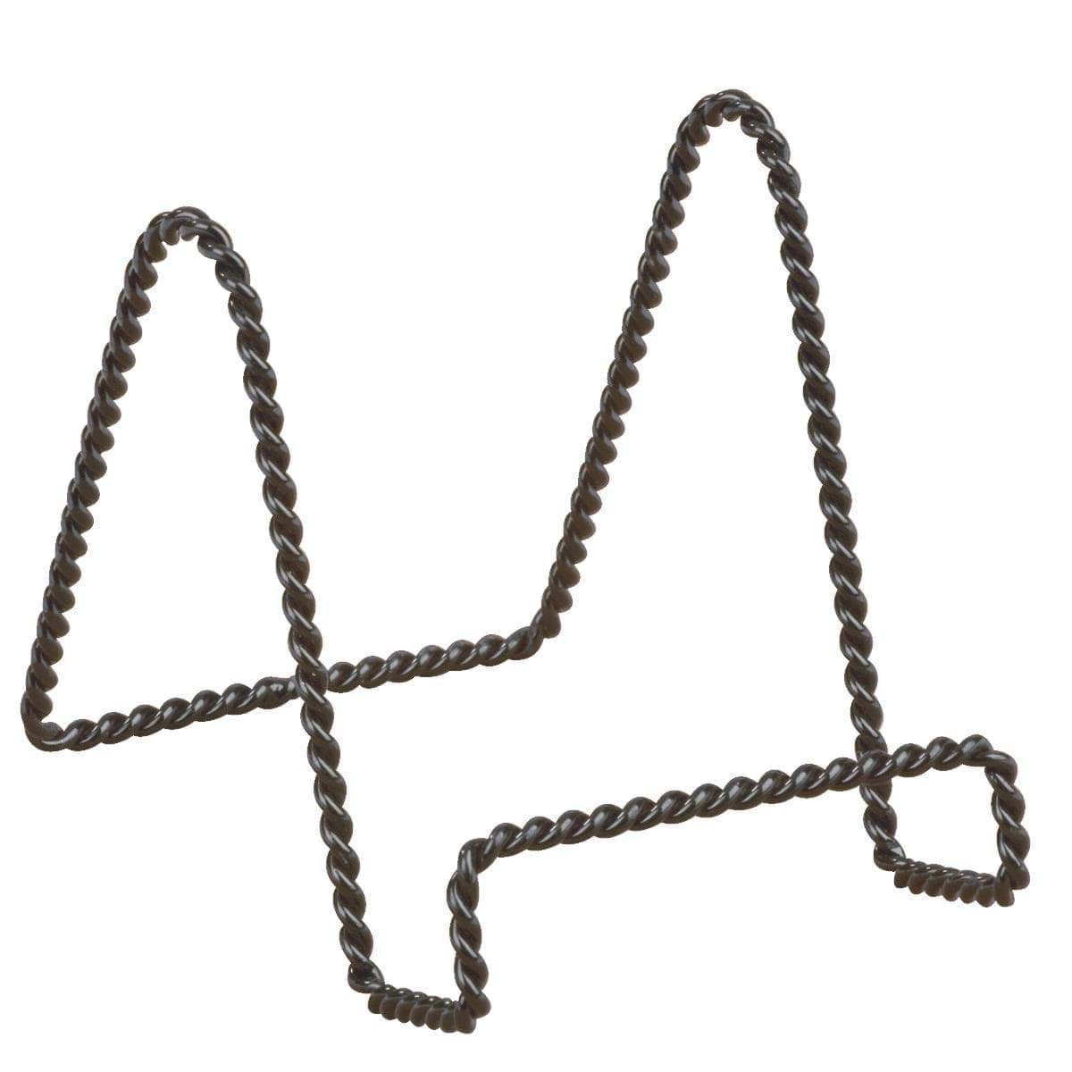 Picture of Tripar Twisted Black Wire Plate Stand