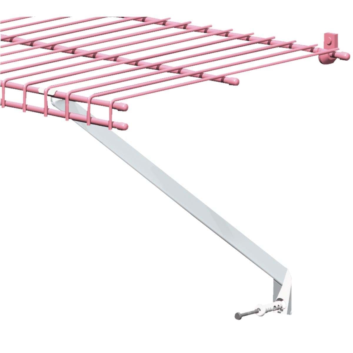 Picture of ClosetMaid White Wire Shelving Support Bracket 12-Pack