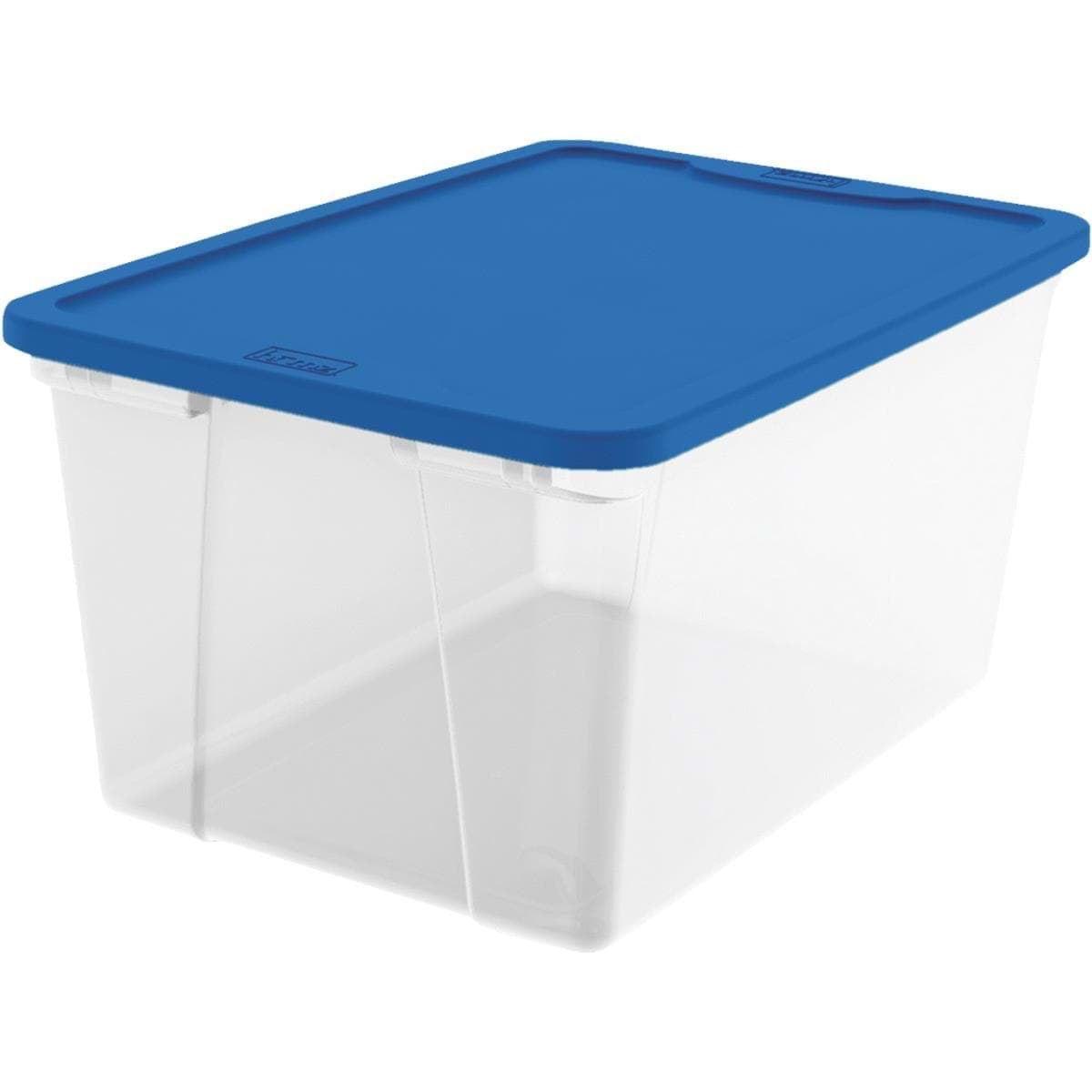 Picture of Homz Clear Storage Tote - 56qt
