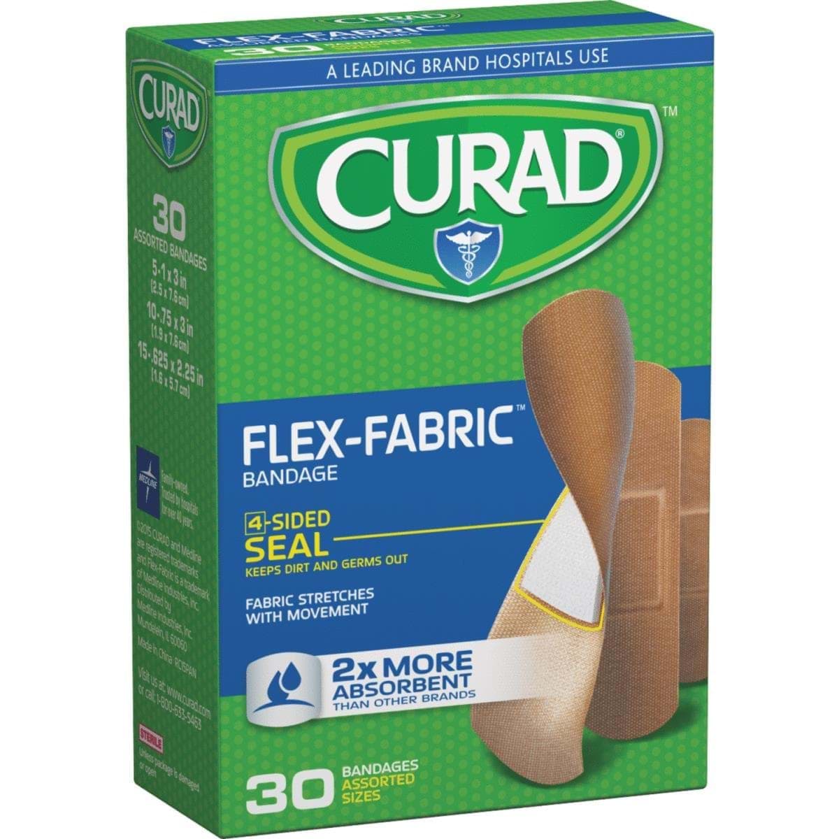 Picture of Curad Flex-Fabric Assorted Bandage