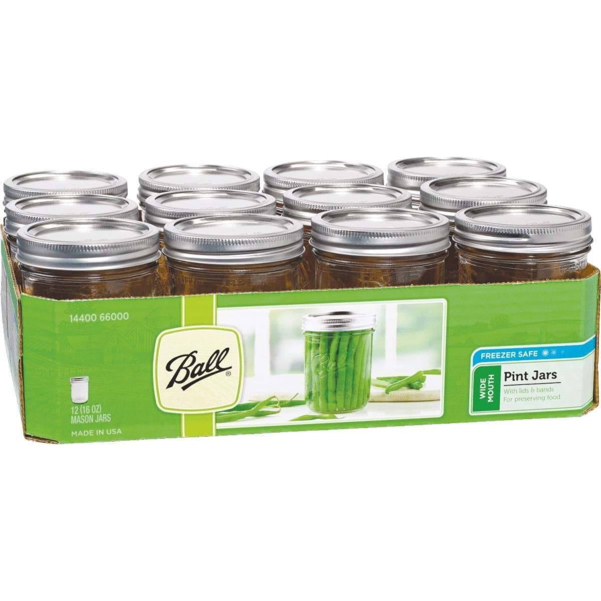Picture of Ball Can-Or-Freeze Mason Canning Jar