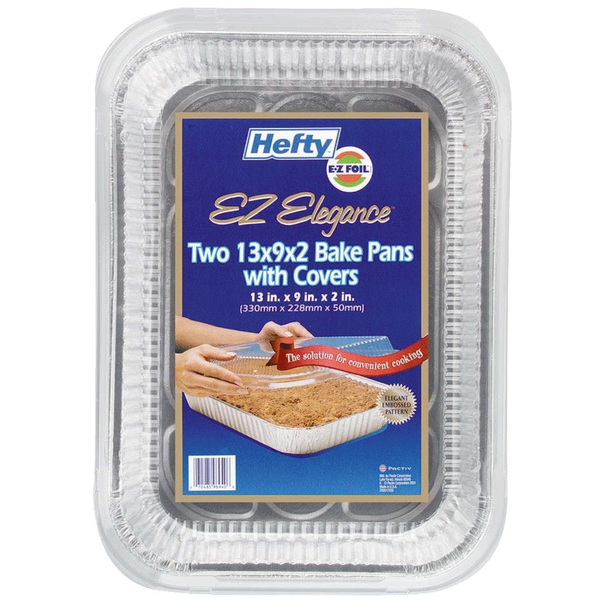 Picture of EZ Foil Rectangular Bake & Cake Pan With Cover