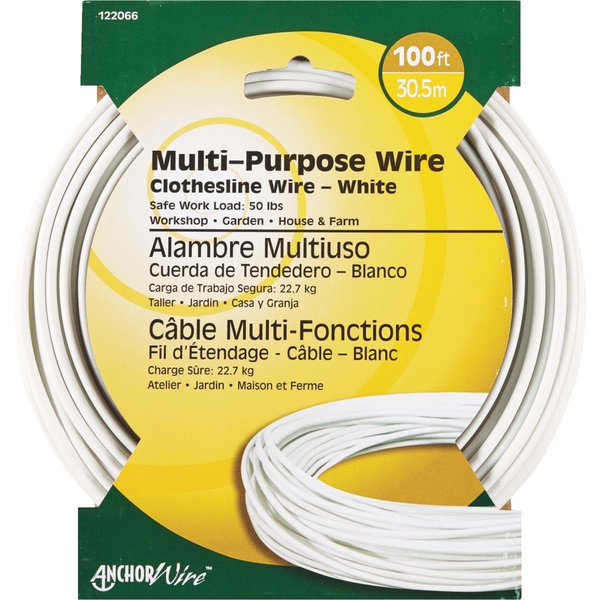 Picture of Hillman Anchor Wire Plastic Coated Clothesline