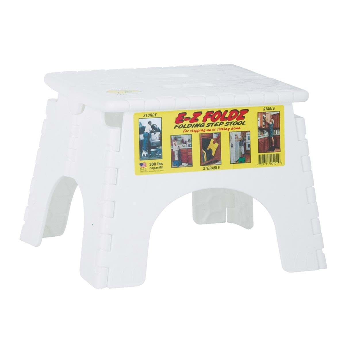 Picture of E-Z Foldz 9 In. 1-Step Folding Step Stool
