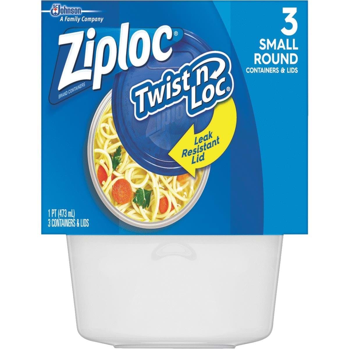 Picture of Ziploc Twist 'n Loc Round Food Storage Container