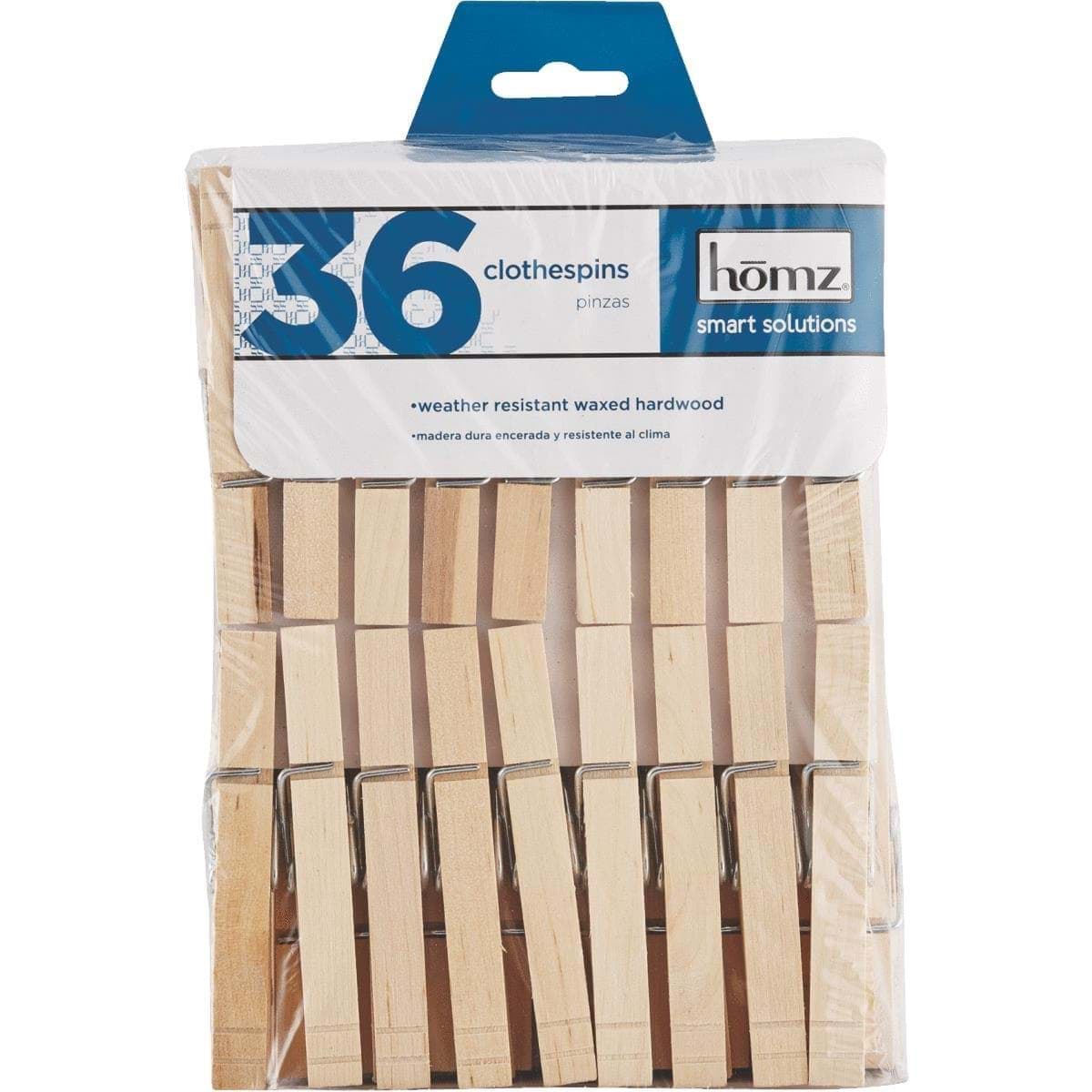 Picture of Homz Wooden Spring Clothespins