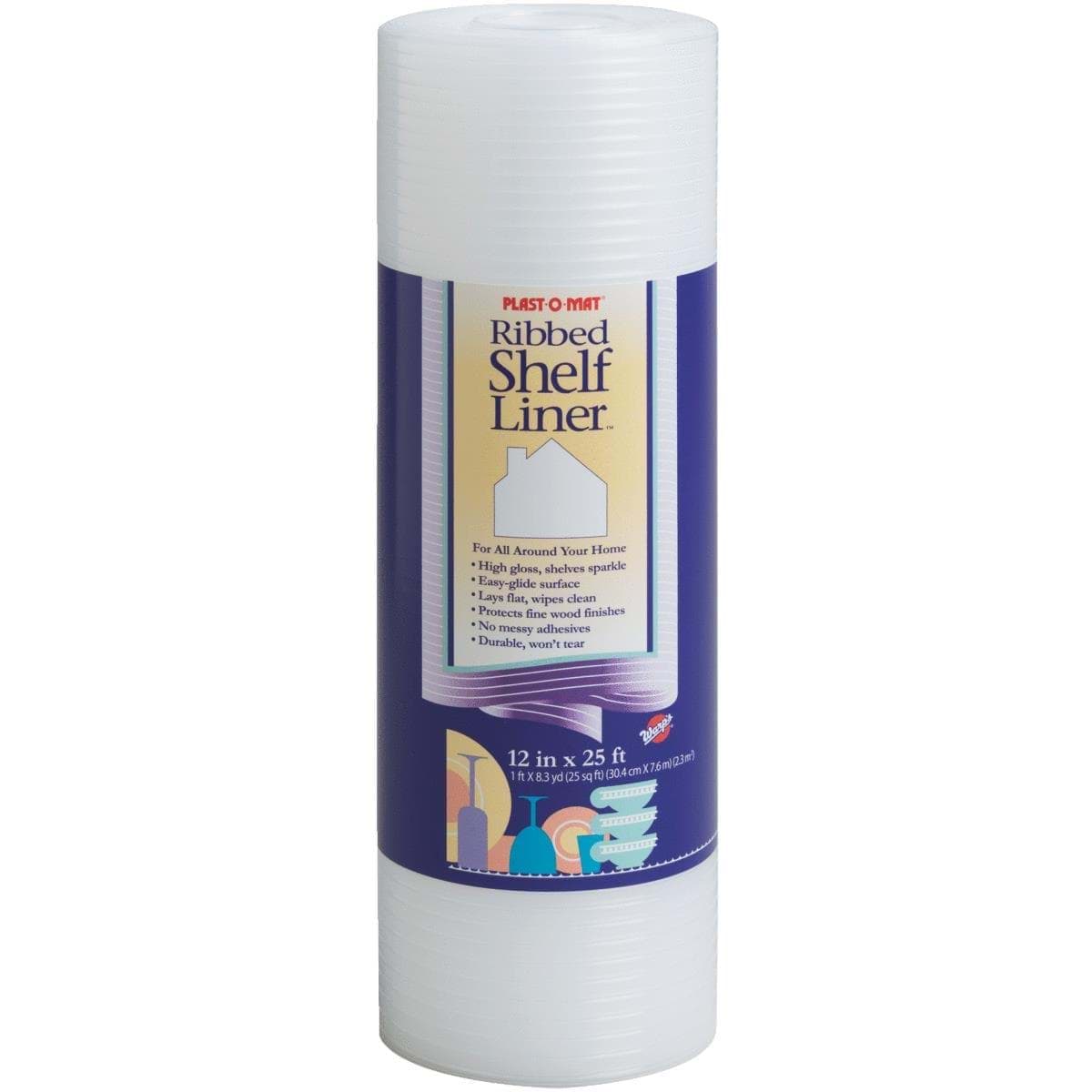 Picture of Plast-O-Mat Ribbed Non-Adhesive Shelf Liner