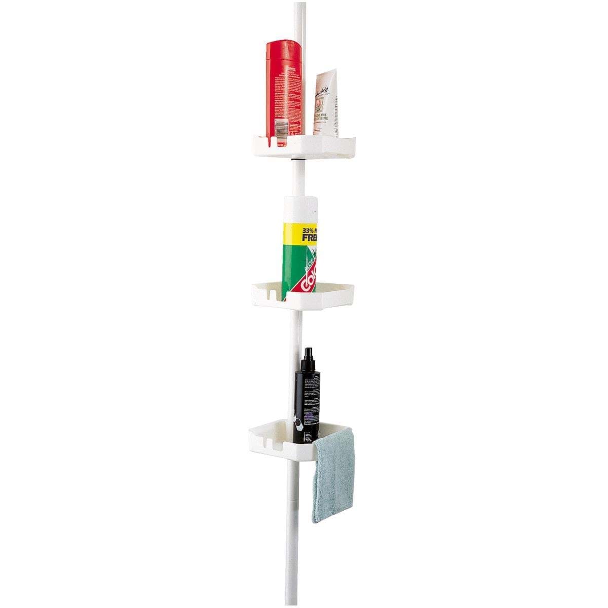 Picture of Zenith 3-Shelf Tension Pole Corner Shower Caddy