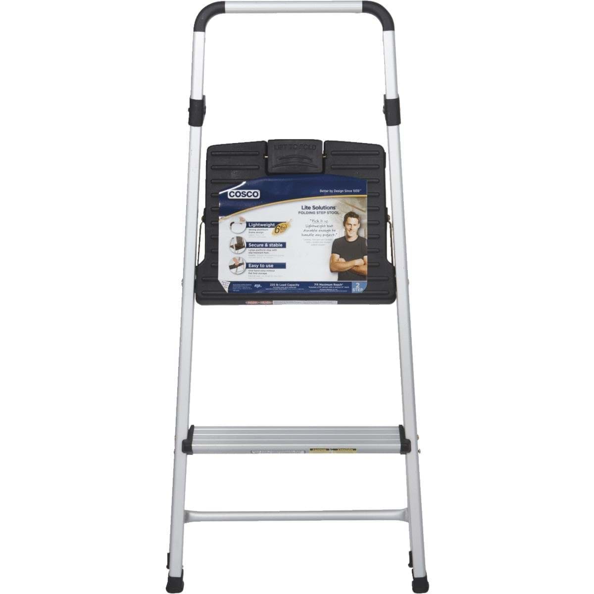 Picture of COSCO Lightweight 2-Step Folding Step Stool