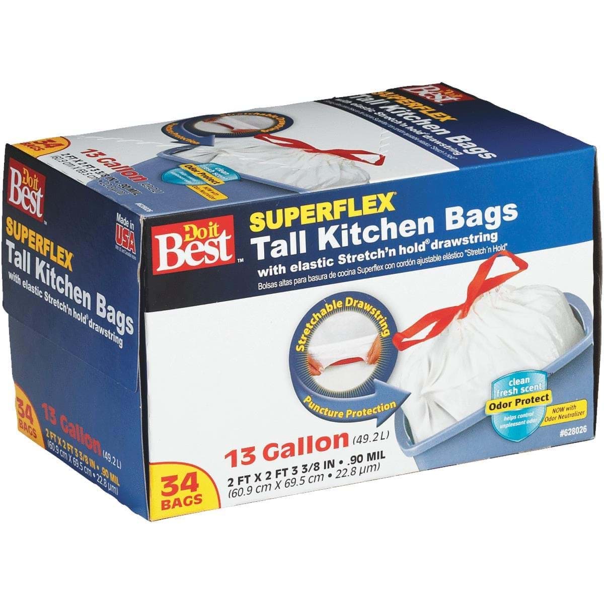 Picture of Do it Best Superflex Tall Kitchen Trash Bag