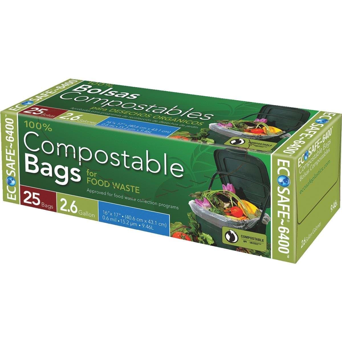 Picture of EcoSafe-6400 Compostable Food Waste Trash Bag