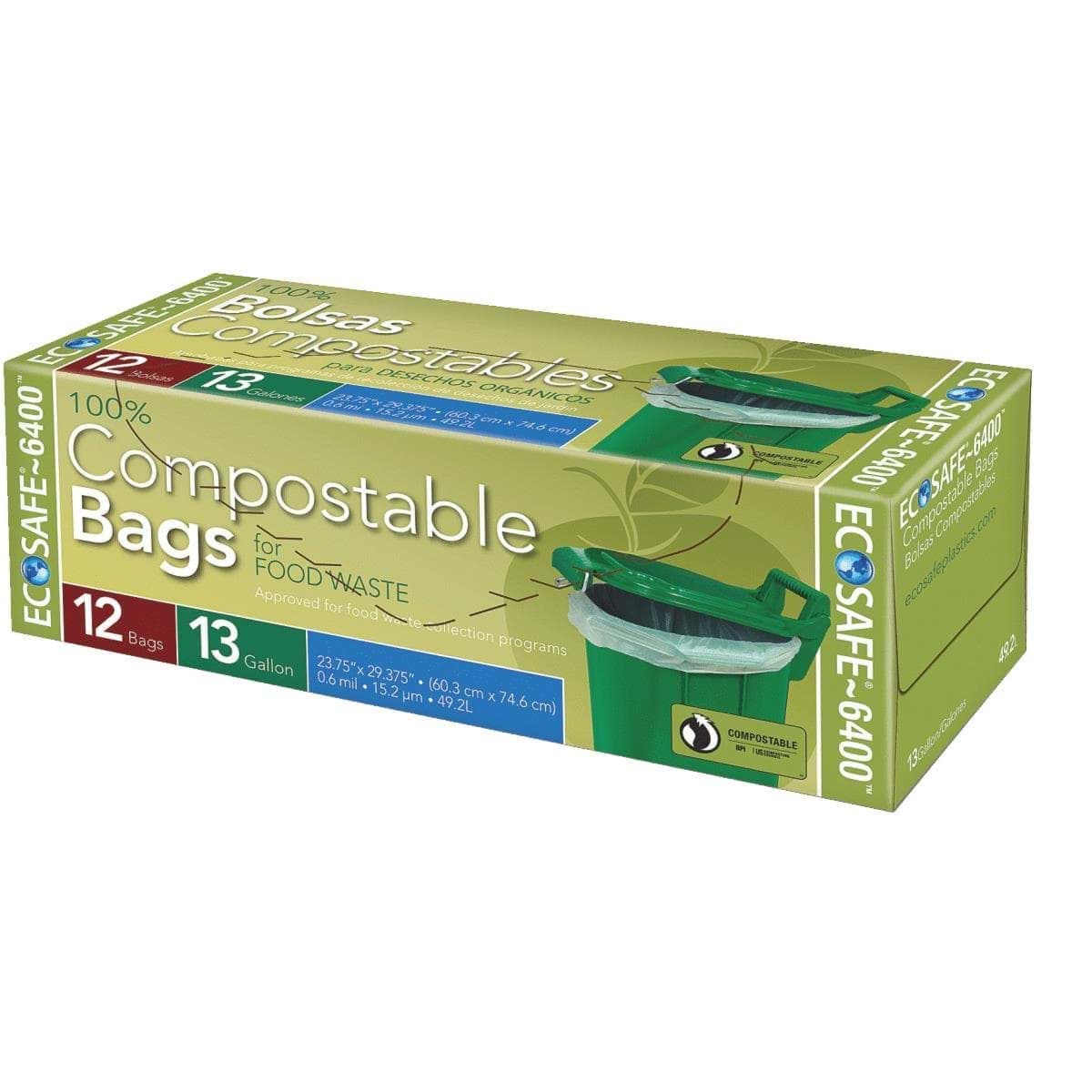 Picture of EcoSafe-6400 Compostable Food Waste Trash Bag