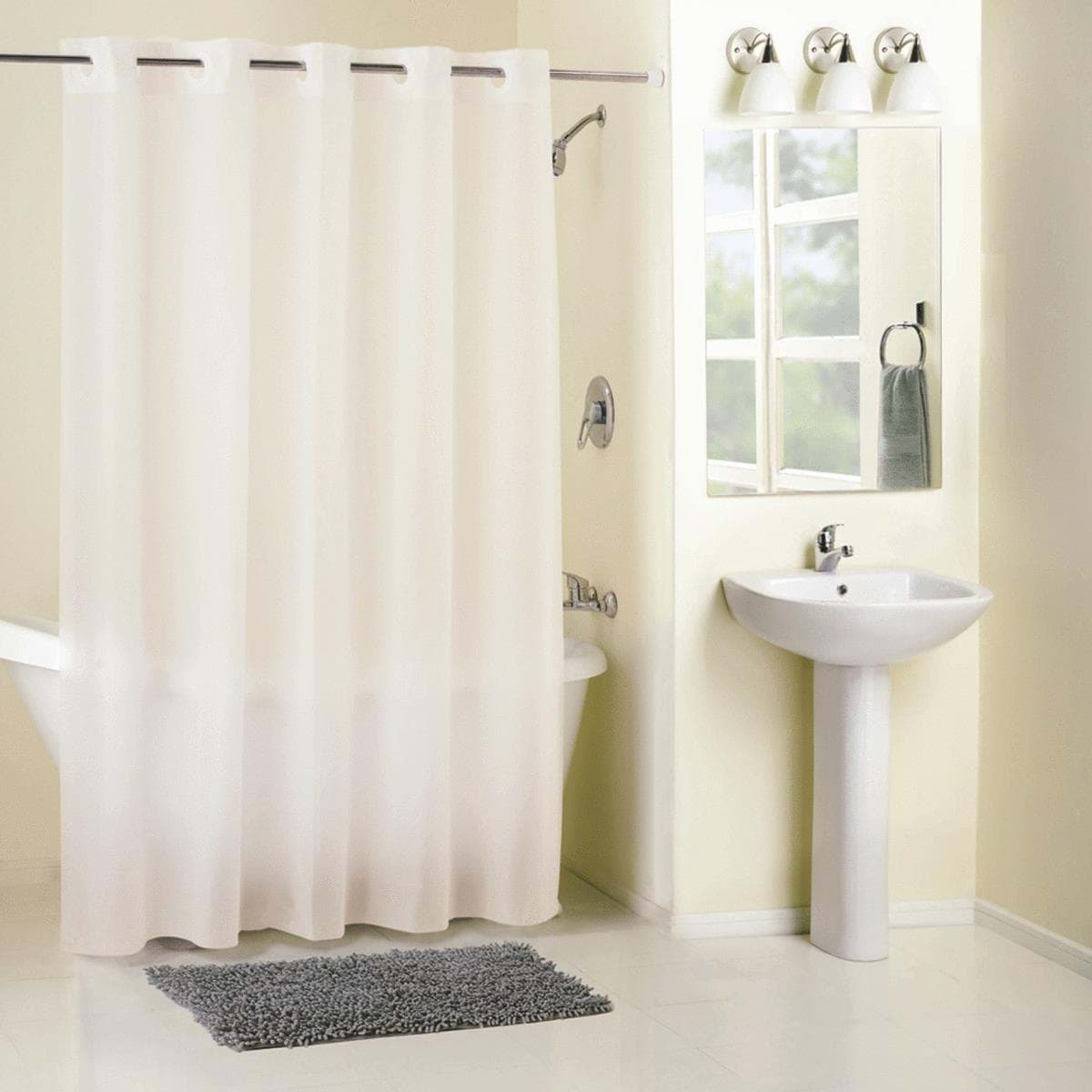 Picture of Surefit Hookless Shower Curtain With Liner