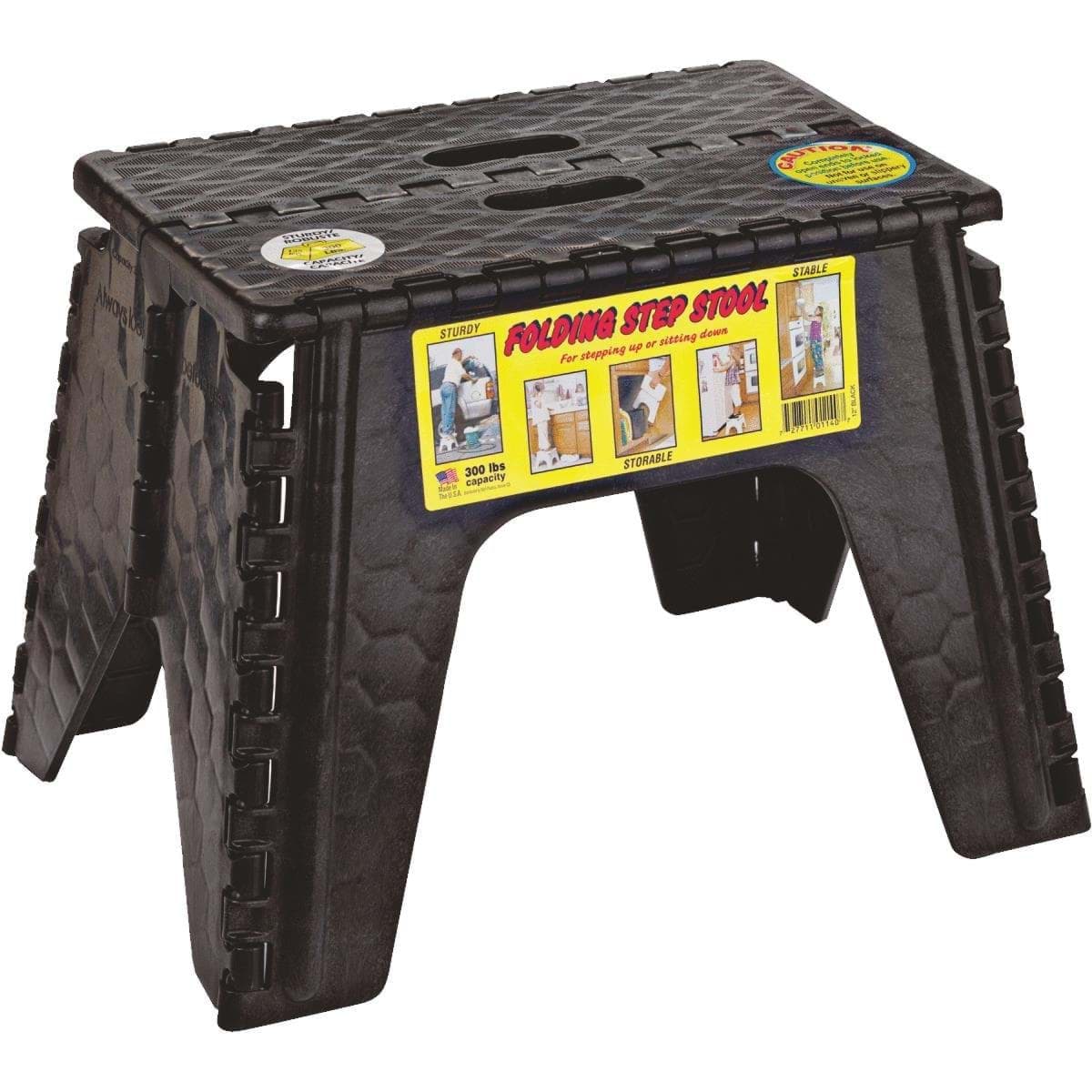 Picture of E-Z Foldz 12 In. 1-Step Folding Step Stool