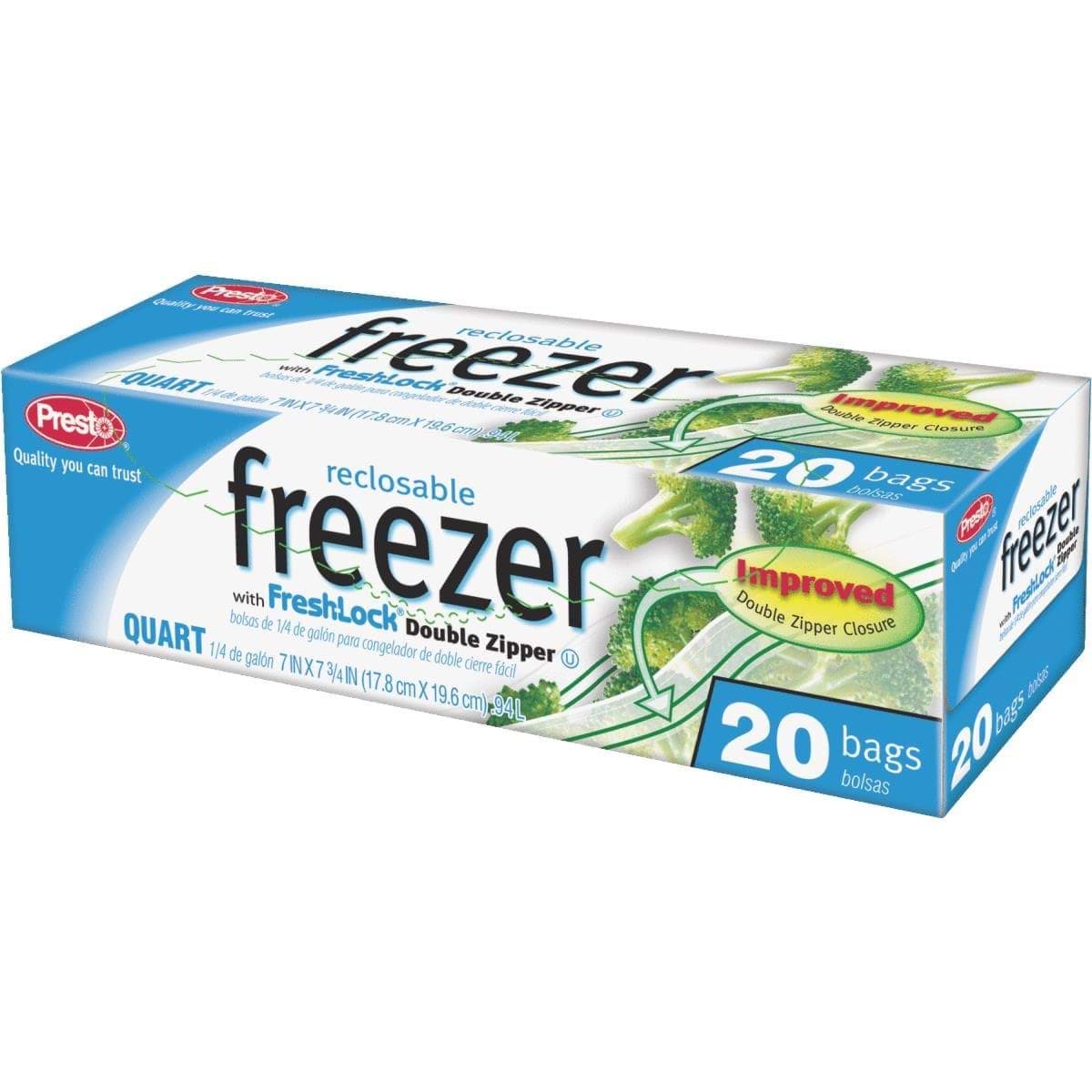 Picture of Presto Reclosable Freezer Bag