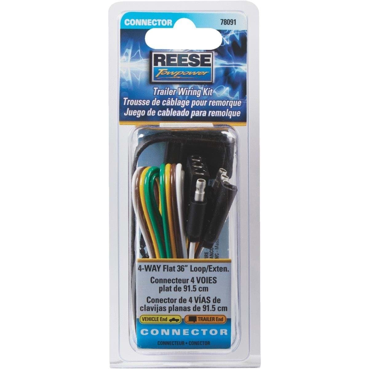 Picture of Reese Towpower 4-Flat Professional Vehicle/Trailer Connector Set