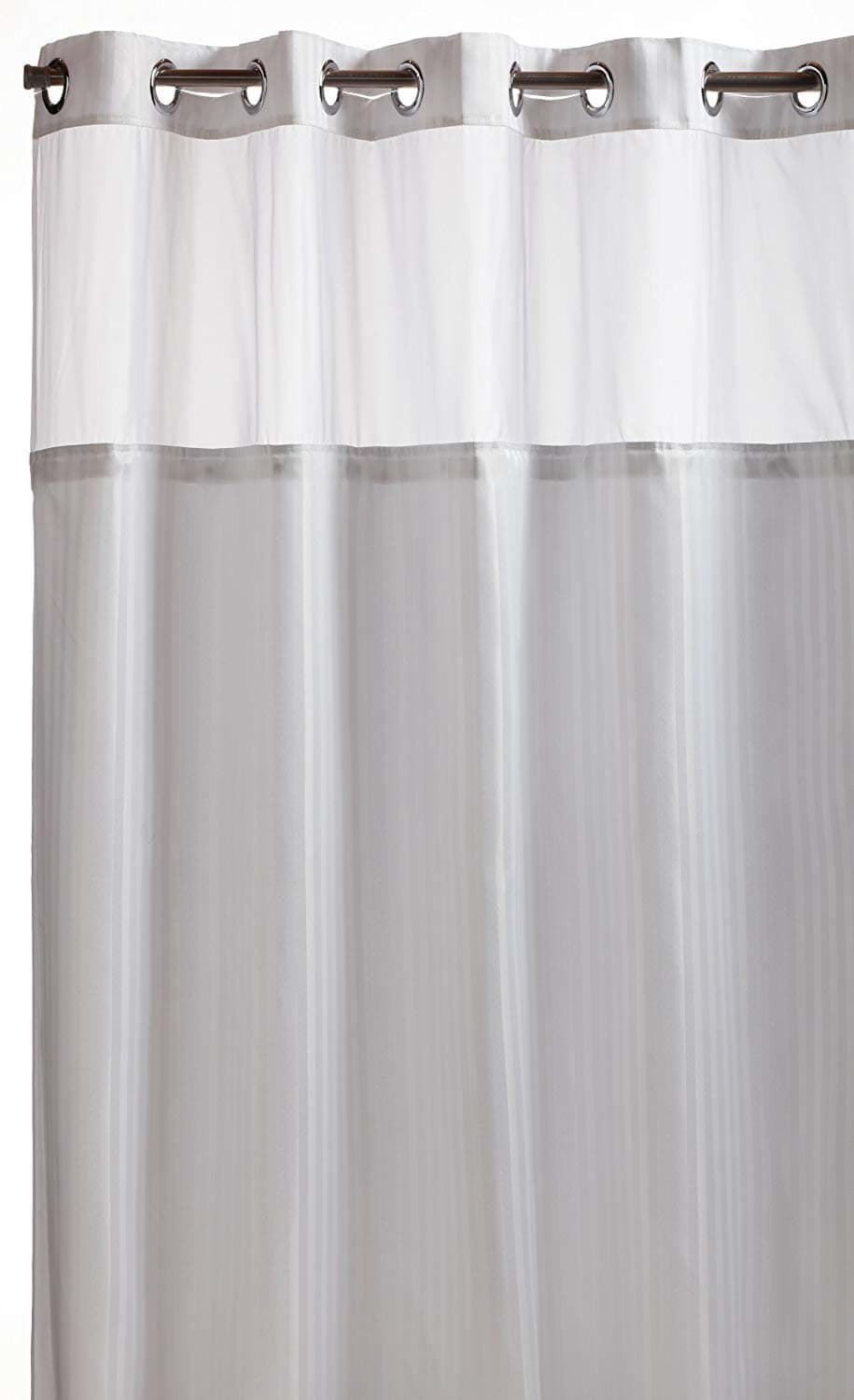 Picture of Surefit Hookless Shower Curtain With PEVA Liner