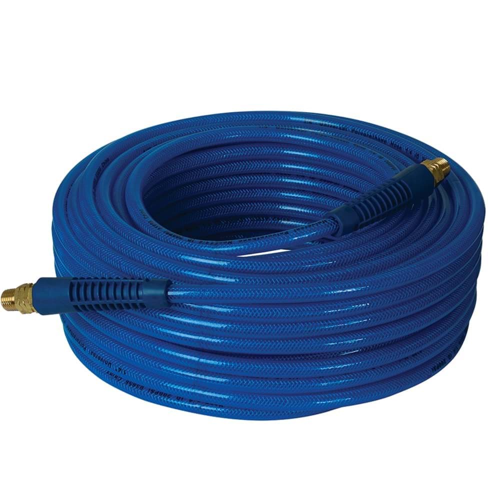 Picture of 1/4 In. x 100 Ft. 200 PSI Blue Reinforced Urethane Air Hose
