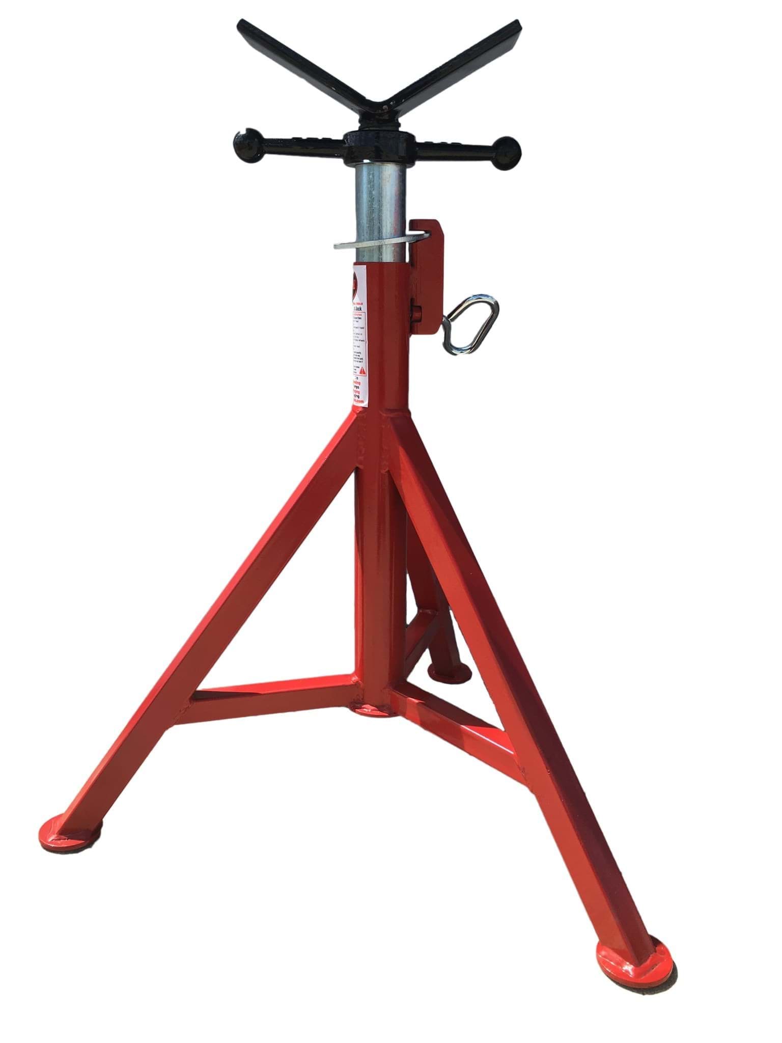 Picture of Pipe Jack Fixed Leg - Pin Lock (no lock washer) Standard V-Head