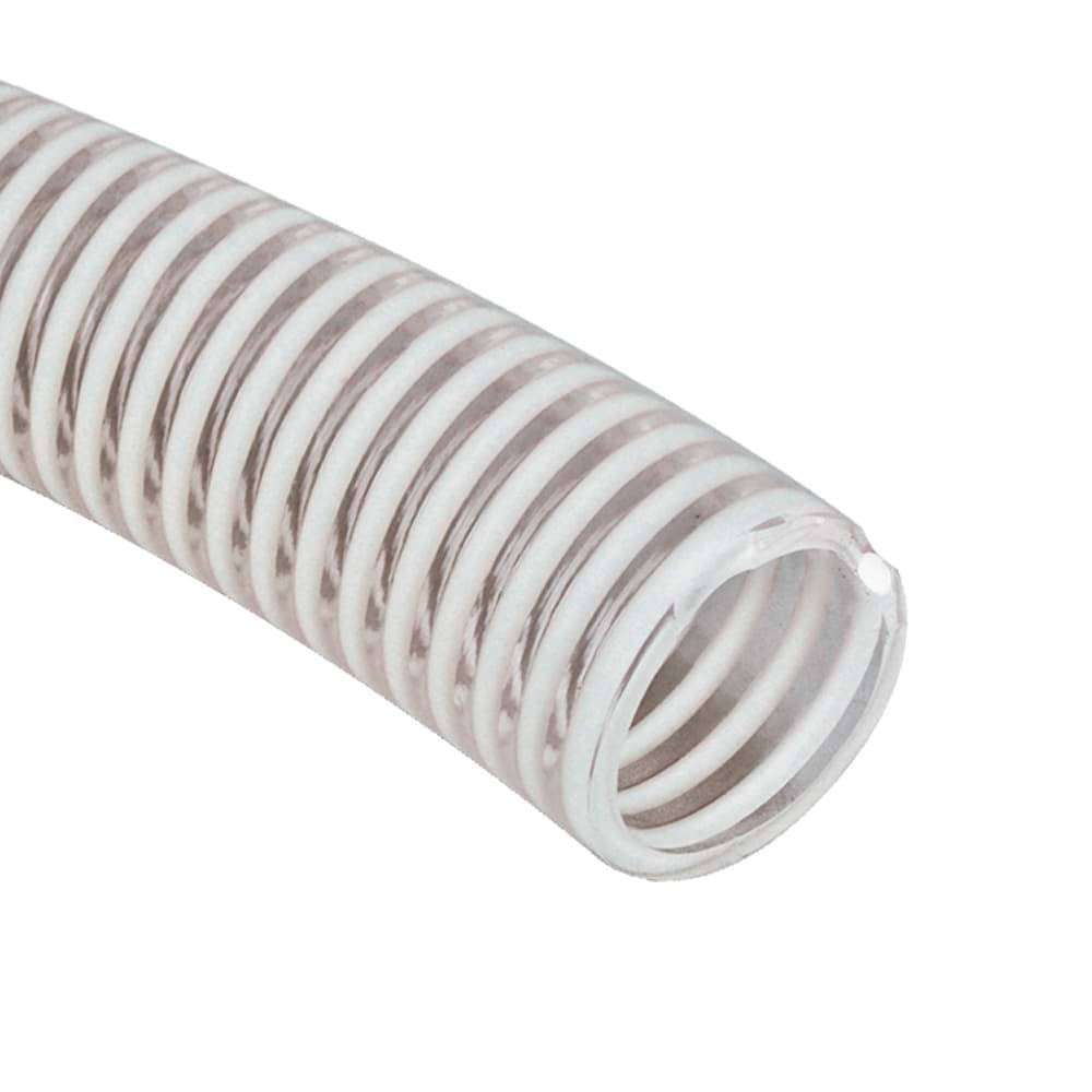 Picture of 2 In. Clear PVC Suction Hose (Style K) — Bulk 100 ft