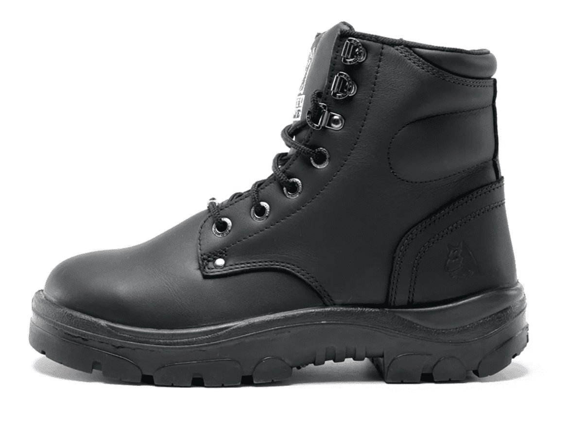 Picture of Argyle Zip Black  Steel Blue Leather Boots, Black - Size 9 - Medium