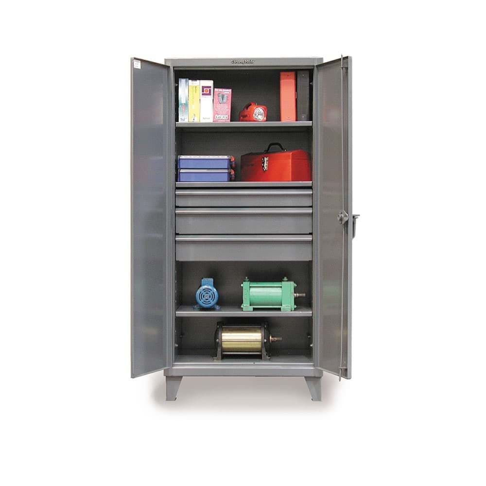 Picture of Industrial Cabinet with 3 Drawers - 36"x24"x72"