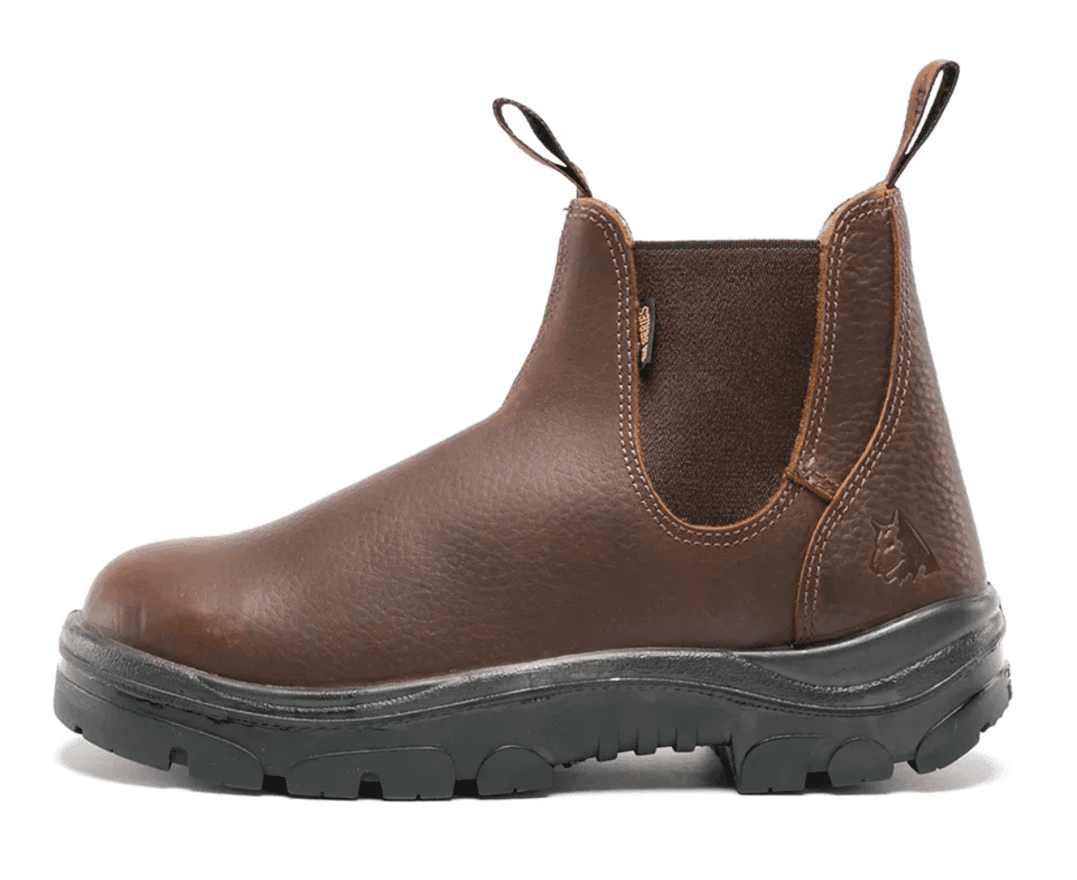 Picture of Hobart Steel Blue Leather Boots, Oak - Size 13 - Medium
