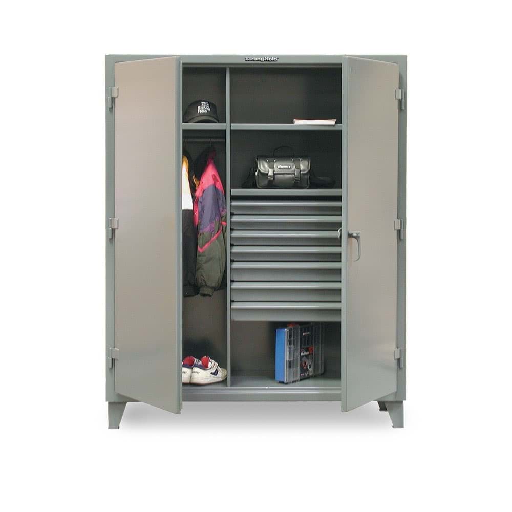 Picture of Industrial Uniform Cabinet with 7 Drawers - 60"x24"x72"