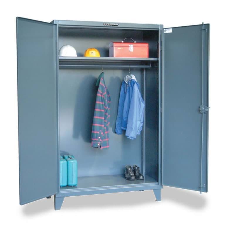 Picture of Industrial Uniform Cabinet with Full-Width Hanging Rod - 60"x24"x72"
