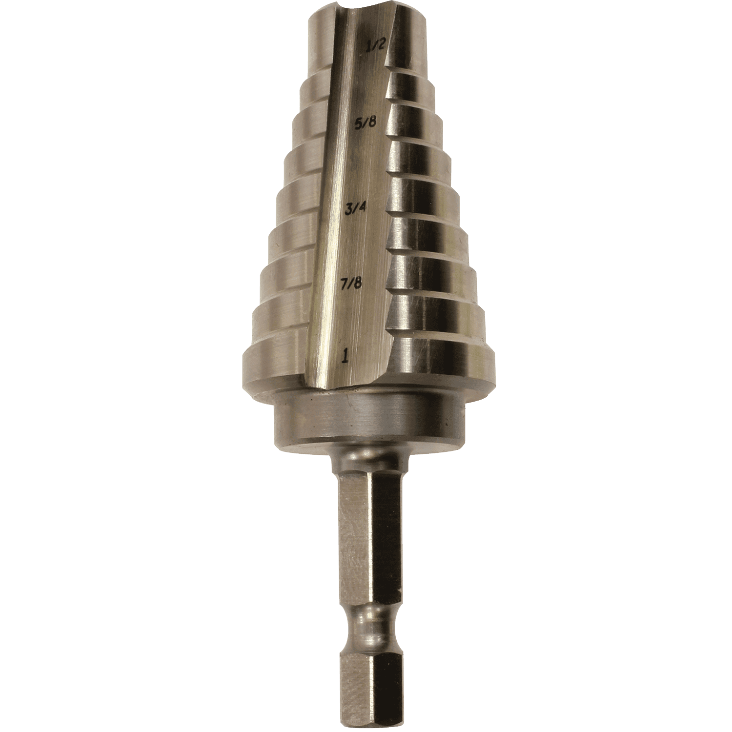 Picture of 1/2" - 1" H.S.S. Step Drill Bit, 1/4" Hex Shank