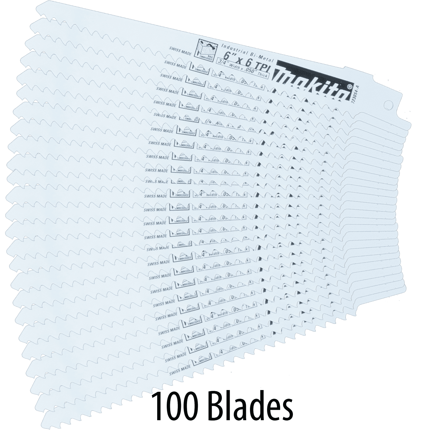 Picture of 6" Wood Cutting Recipro Saw Blade, 6TPI, 100/pk