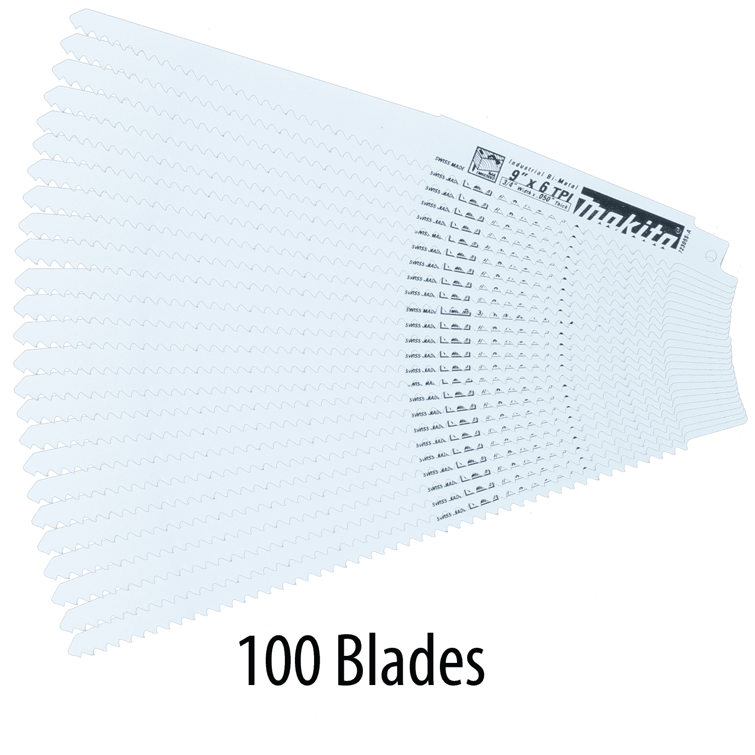 Picture of 9" Wood Cutting Recipro Saw Blade, 6TPI, 100/pk