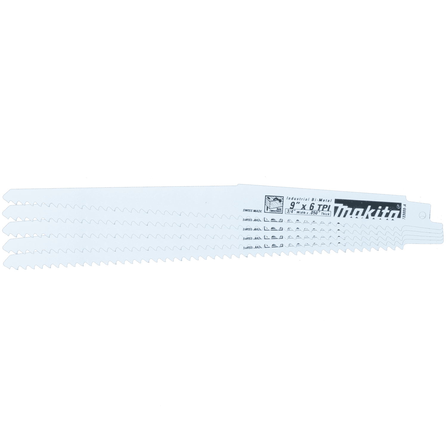 Picture of 9" Wood Cutting Recipro Saw Blade, 6TPI, 5/pk